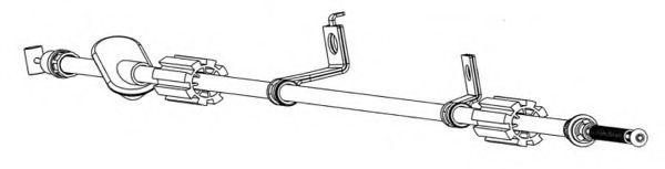KAWE LE02150 Cable, parking brake